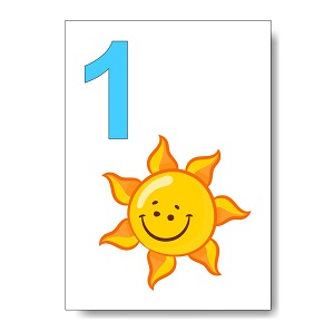 okul öncesi bir rakamı çalışma sayfaları